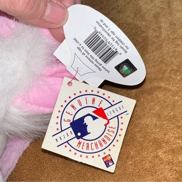 MLB official Angels Rally Monkey Plush Pink NWT Rare Collectible - Picture 10 of 10